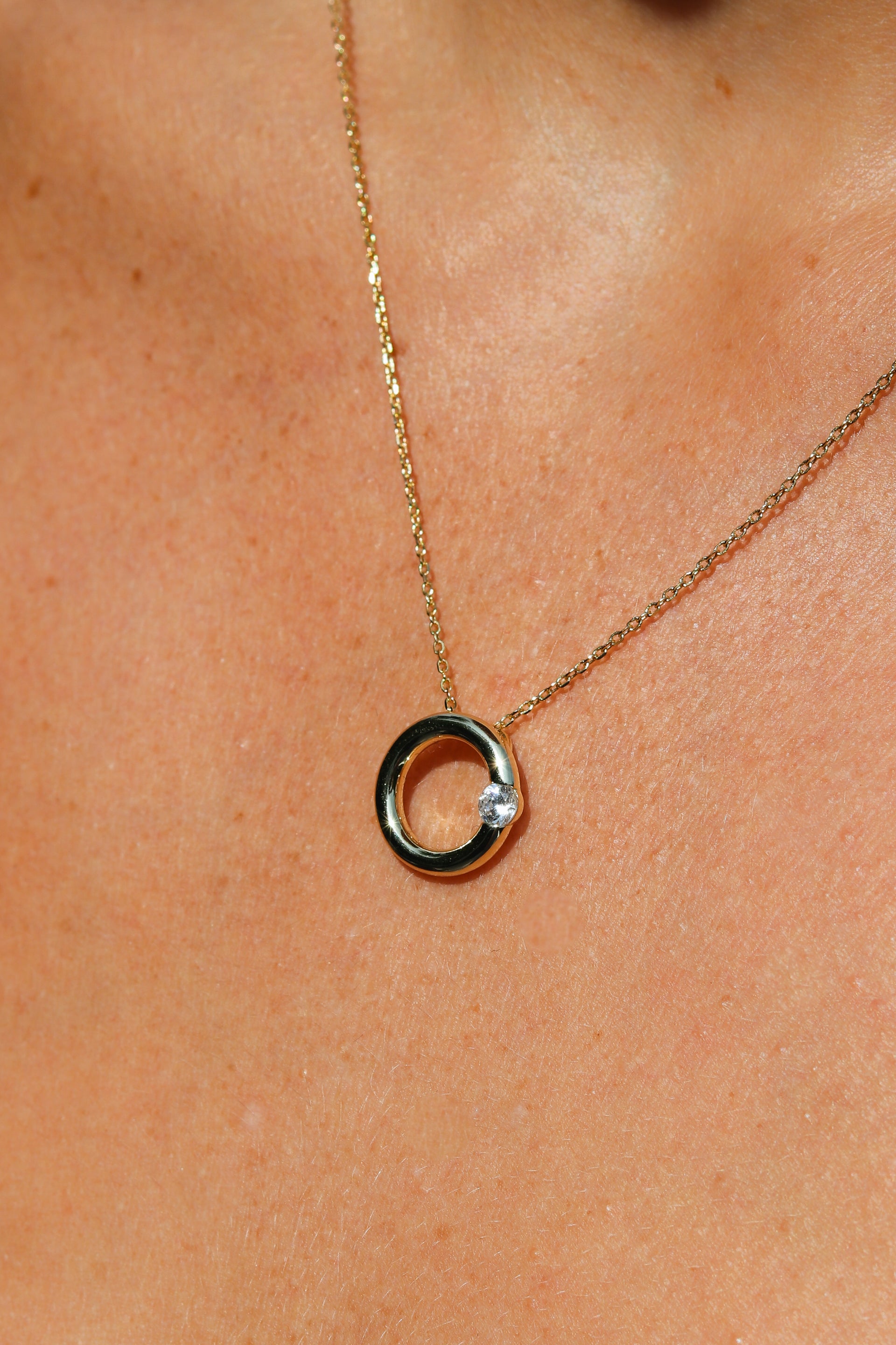 Diamond Ring Necklace